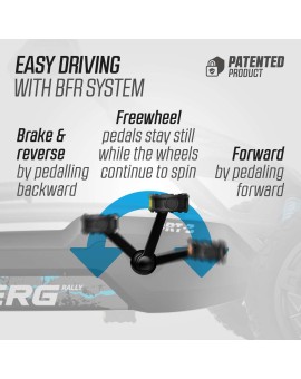 Go-kart a pedali BERG Rally DRT Black BFR-3