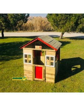 Casa per bambini in legno Masgames FRAGOLA XL