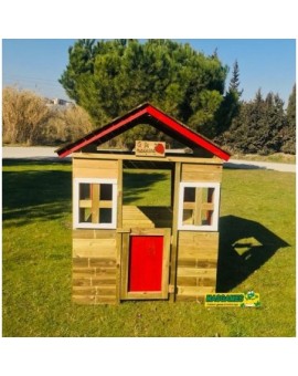 Casa per bambini in legno Masgames FRAGOLA XL