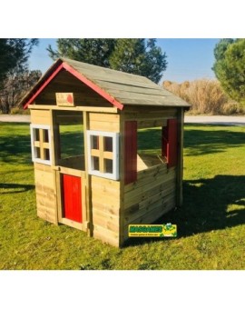 Casa per bambini in legno Masgames FRAGOLA XL