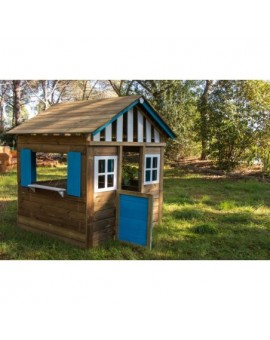 Casa per bambini in legno Masgames LOLLIPOP XL Blu