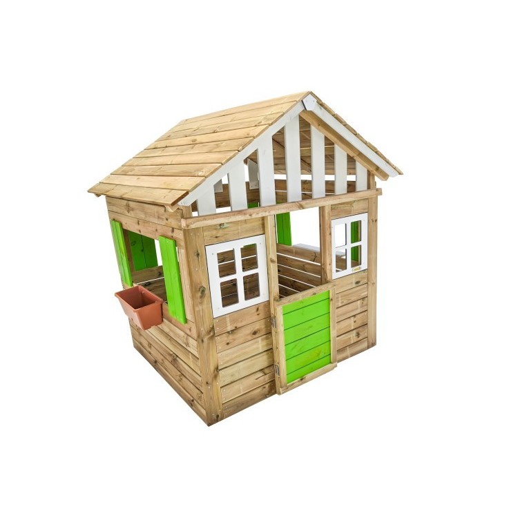 Casa per bambini in legno Masgames LOLLIPOP XL Verde