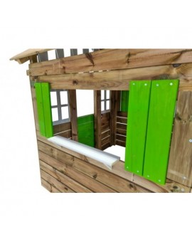 Casa per bambini in legno Masgames LOLLIPOP XL Verde