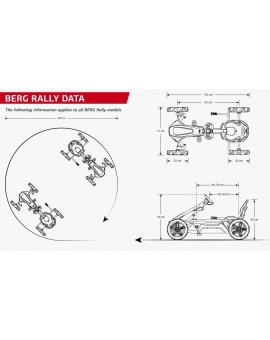 BERG Rally DRT Auto a pedali gialla BFR-3