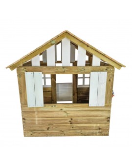 Casa per bambini in legno Masgames LOLLIPOP XL Bianca