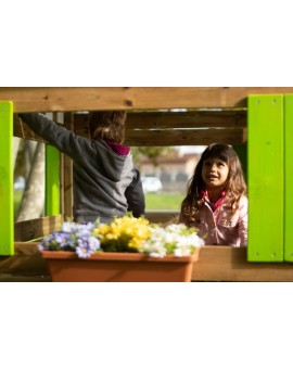 Casa per bambini in legno Masgames LOLLIPOP XL Verde