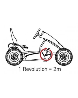 Kart a pedali BERG B.Super Yellow BFR-3