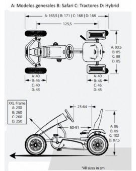 Kart a pedali elettrico BERG Claas E-BFR-3