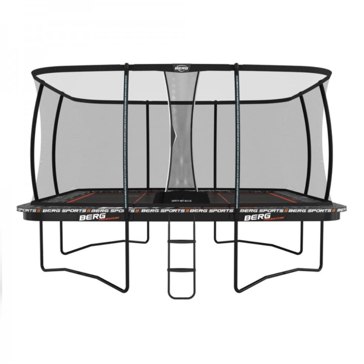 BERG Ultim Pro Bouncer 500x500 + Trampolino rosso Deluxe XL