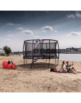 BERG Inground Champion 270 + Trampolino rosso Deluxe