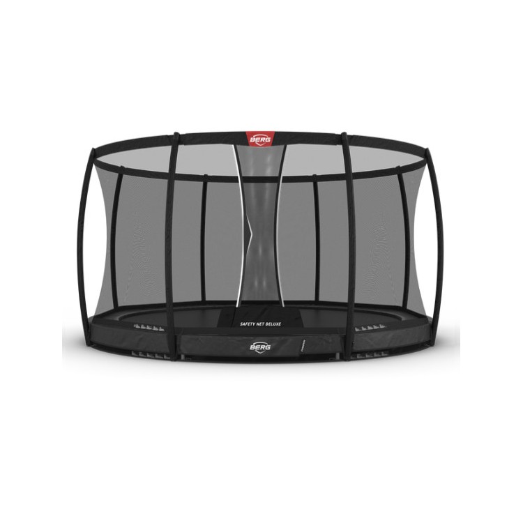 BERG Inground Champion 270 + Trampolino rosso Deluxe