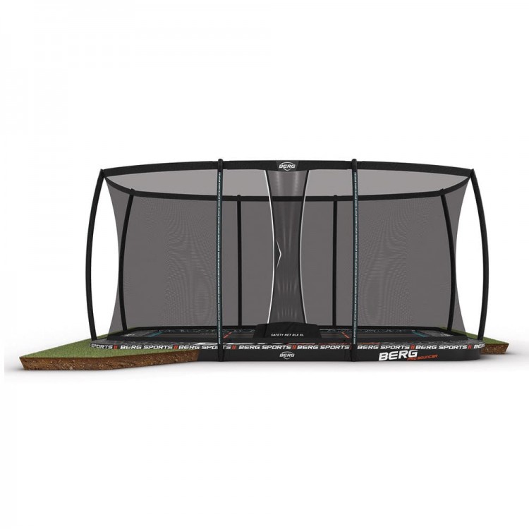 BERG Flatground Ultim Pro Bouncer 500 + Trampolino rosso Deluxe XL