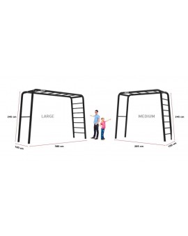 BERG Playbase Medium TL (rete da arrampicata + sacco da boxe)