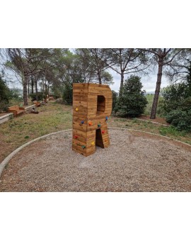 Lettere Giganti Masgames ALPHAPLAY con pietre rampicanti colore naturale