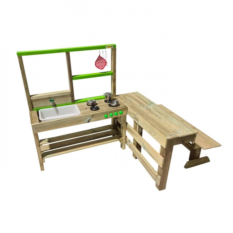 Cucina per bambini in legno da esterno Masgames SPICY Delicious Horeca