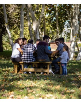 Tavolo da picnic quadrato MASGAMES BALTIC