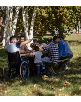 Tavolo da picnic adattato MASGAMES LYON