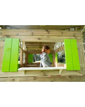 Casa per bambini in legno Masgames LOLLIPOP XL Verde