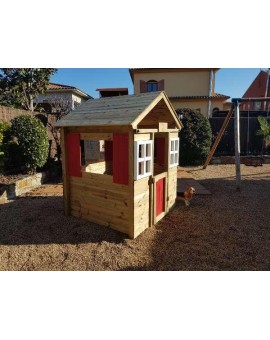 Casa per bambini in legno Masgames FRAGOLA XL