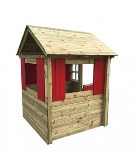 Casa per bambini in legno Masgames FRAGOLA XL