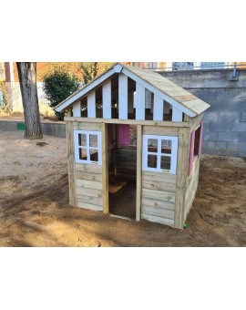 Casa per bambini in legno Masgames LOLLIPOP XL Horeca rosa