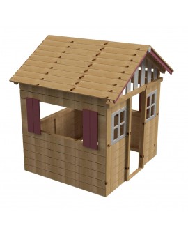 Casa per bambini in legno Masgames LOLLIPOP XL Horeca rosa