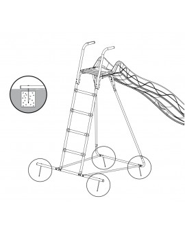 Scivolo in metallo Masgames TUCA XL