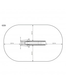 Scivolo in metallo Masgames TUCA XL