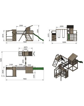 Parco giochi Masgames BAIKAL XL