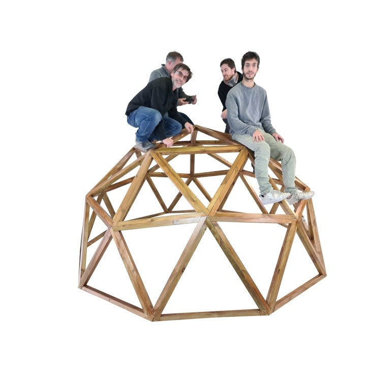 Cupola geodetica in legno MASGAMES XL