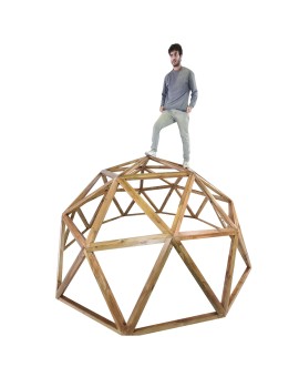 Cupola geodetica in legno MASGAMES XL