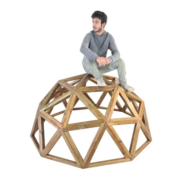 Cupola geodetica in legno MASGAMES L