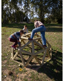 Cupola geodetica in legno MASGAMES L