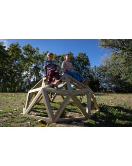 Cupola geodetica in legno MASGAMES L