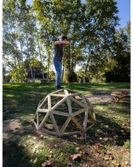 Cupola geodetica in legno MASGAMES L