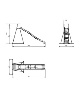 Scivolo in metallo Masgames TUCA XL