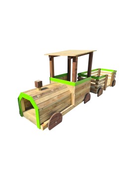 Parco giochi Masgames TRENO PINXO: Locomotiva + 2 vagoni